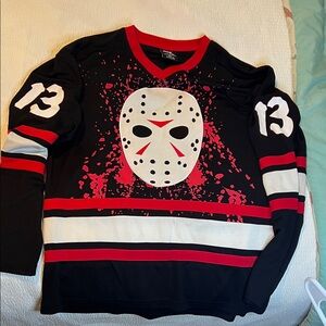 Hockey Mask Graphic Long Sleeve Jersey